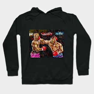 Boxers in action Hoodie